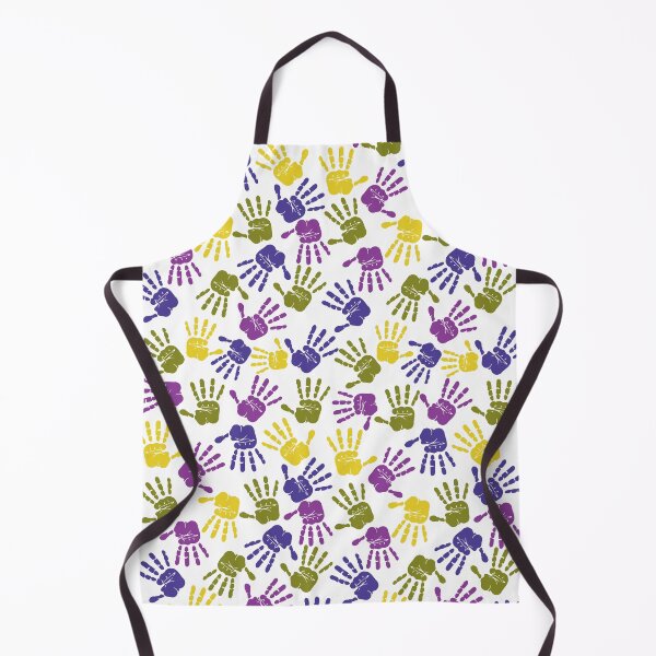 Item preview, Human hands colorful imprints pattern designed and sold by ZalinaKadyrova.