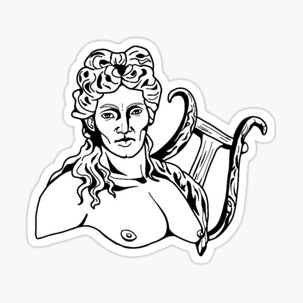 Item preview, Minimalist Apollo Lineart designed and sold by moonshadovv.