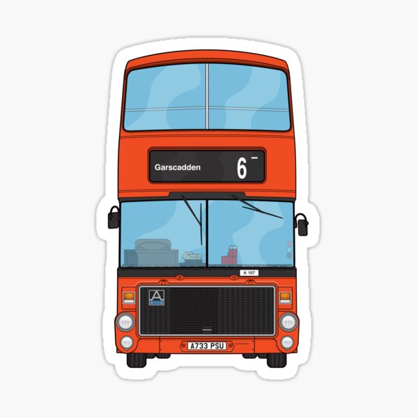 Item preview, Strathclydes Buses Glasgow 90s 80s  A107 A733PSU Garscadden 6 designed and sold by BFXIII.
