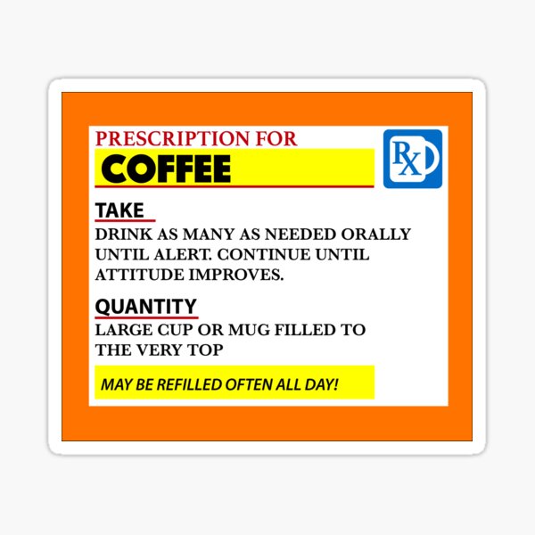 Download Pharmacy Coffee Stickers Redbubble