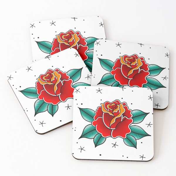 Item preview, Traditional Rose With Stars designed and sold by Kizza ​.
