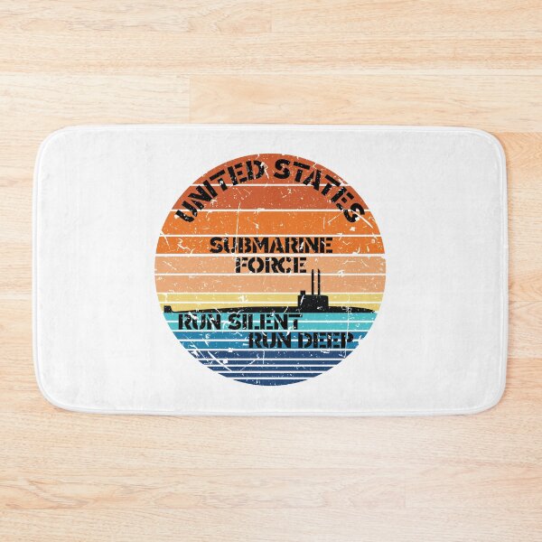 Item preview, Sunset US Submarine Force Run Silent Distressed designed and sold by MadMando.