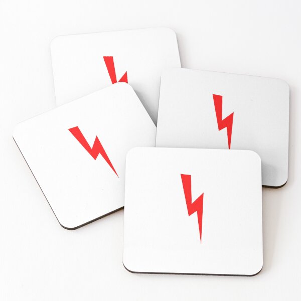 Item preview, Red Lightning Bolt Symbol strajk designed and sold by oxoxoxo.