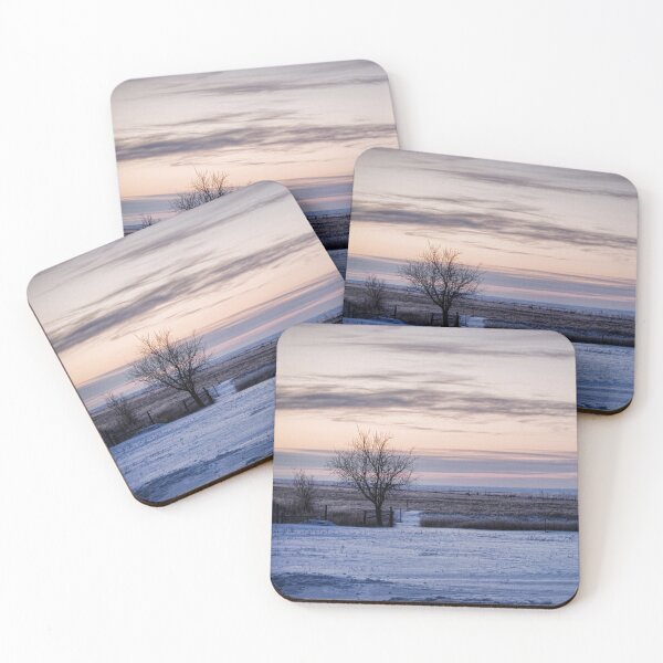 Item preview, Snowy Kansas Prairie Sunrise designed and sold by Suz Garten.
