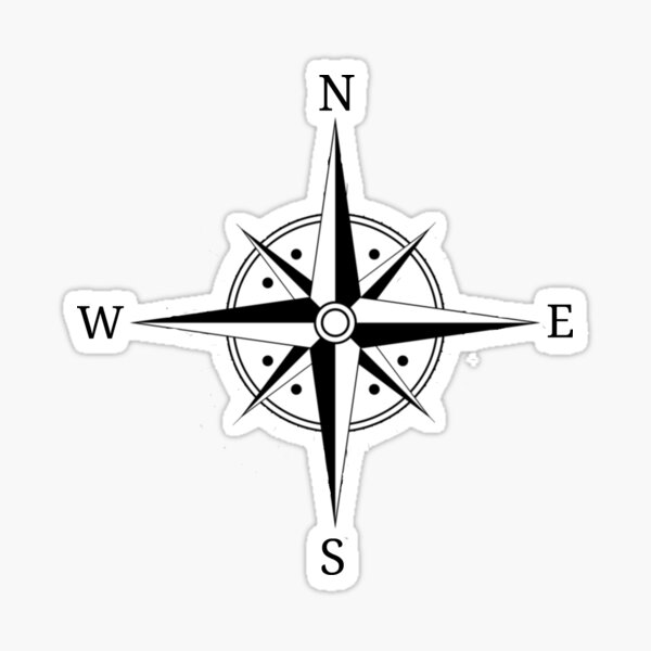 compass Sticker