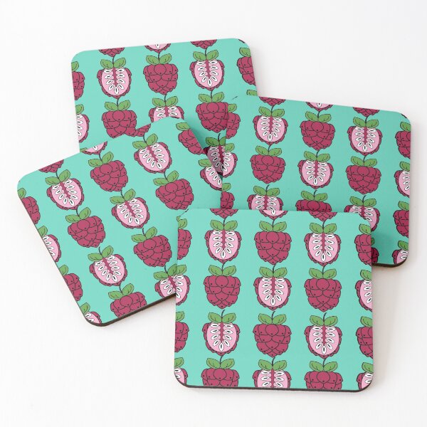 Item preview, Blue & Pink Berry Pattern designed and sold by lanolga.