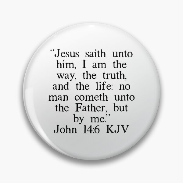 Item preview, John 14:6 KJV designed and sold by IBMClothing.