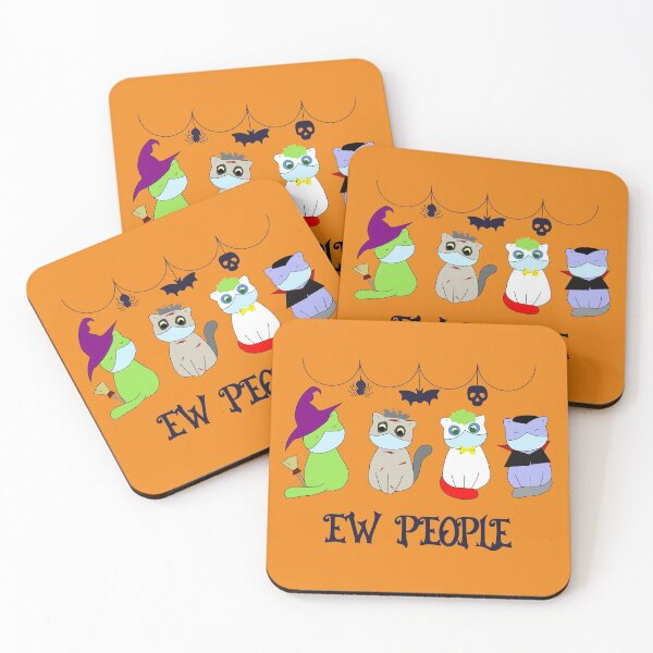 Item preview, Funny ew people halloween costumes cats  witch , vampire , zombie and clown.  designed and sold by SGS-.