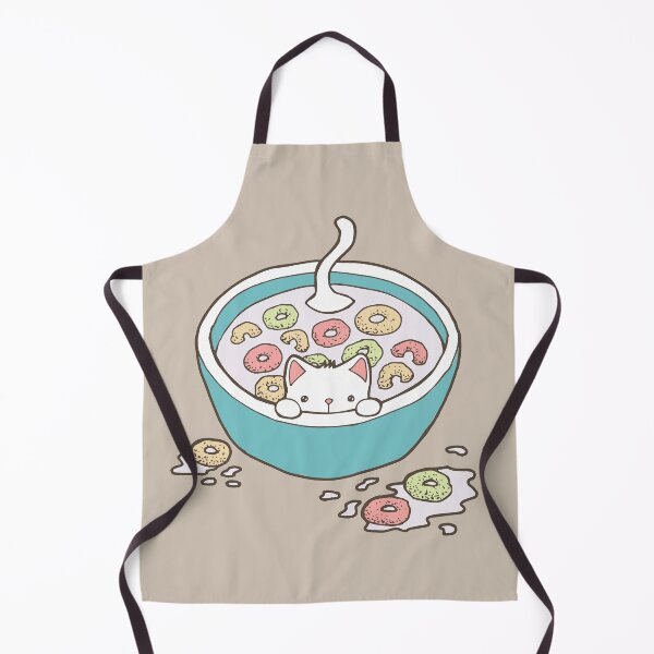 Item preview, Milky Cat Cereal Bath designed and sold by Murmur Ink Crow.