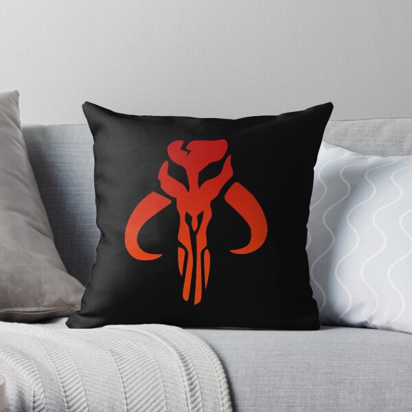 Mando Mythosaur Skull Throw Pillow