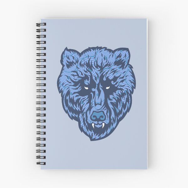 Item preview, Crazy Concentric Circle Bear: Blue Version by PizzaDrip designed and sold by pizzadrip.