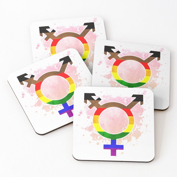 Item preview, Rainbow flag -  Trans symbol - LGBTQ designed and sold by zachholmbergart.