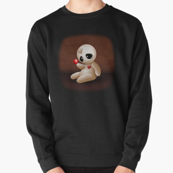 Voodoo Doll Cartoon in Love Pullover Sweatshirt