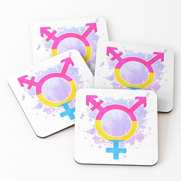 Item preview, Pan flag -  Trans symbol - LGBTQ designed and sold by zachholmbergart.
