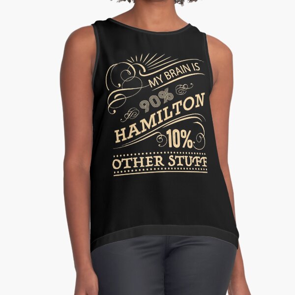 My Brain is 90% Hamilton Vintage T-Shirt from the Hamilton Broadway Musical  - Aaron Burr Alexander Hamilton Gift  Tote Bag for Sale by GOATsOfficial