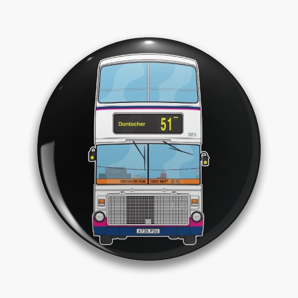 Item preview, Firstbus Glasgow Bus 00s 31213  Duntocher 51 Illustration designed and sold by BFXIII.