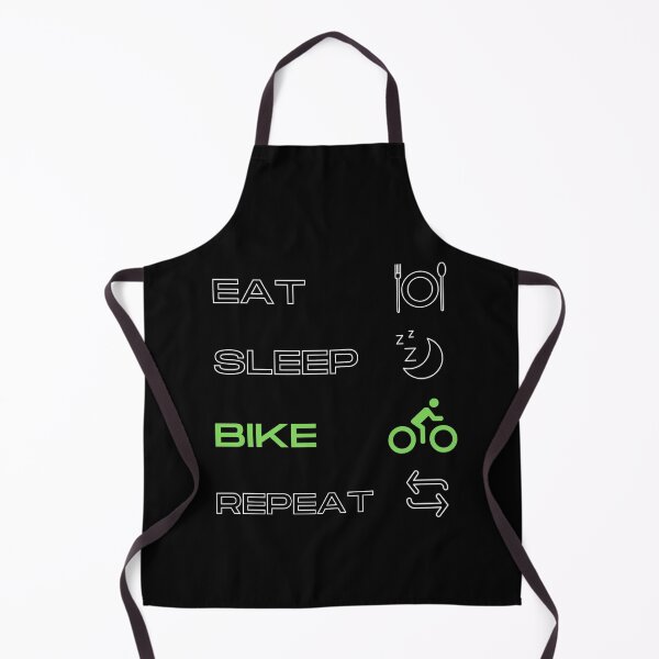 Item preview, Biking, MTB | Eat. Sleep. Bike. Repeat. (green) designed and sold by Cisco29.