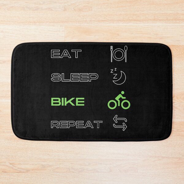 Item preview, Biking, MTB | Eat. Sleep. Bike. Repeat. (green) designed and sold by Cisco29.