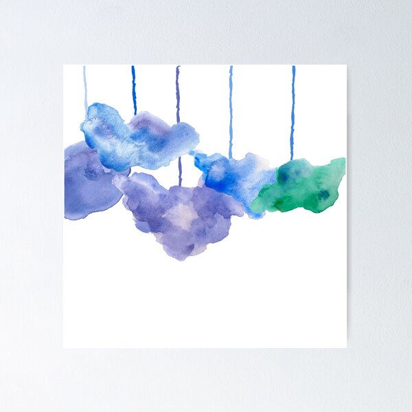 Item preview, Watercolor Splotch Shape designed and sold by sassyoishi.