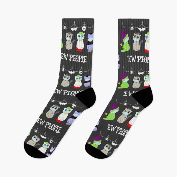 Item preview,  Funny ew people halloween costumes cats  white text witch , vampire , zombie and clown.  designed and sold by SGS-.