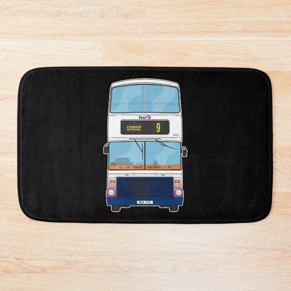 Item preview, Firstbus Glasgow Bus 00s A123 Linwood via Paisley 9 Illustration designed and sold by BFXIII.