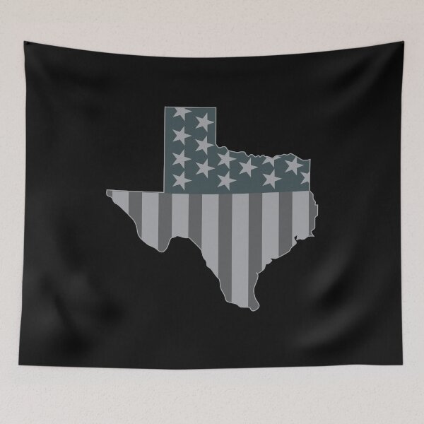 Item preview, texas american flag gray designed and sold by baingraphics.