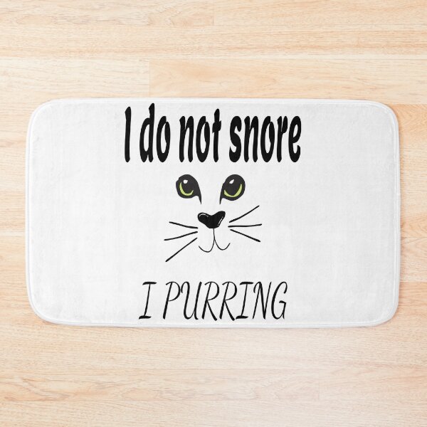 Item preview, T-shirt cat i don't snore gift idea t-shirt designed and sold by GOOD-TIME.