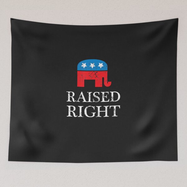 Item preview, Raised Right T-Shirt designed and sold by Latashiastore.
