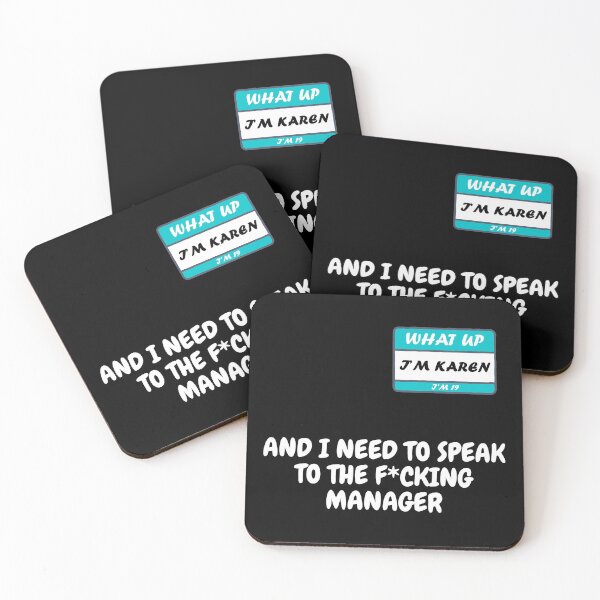 Item preview, What Up I'm Karen I'm 19 And I Need To Speak To The F*cking Manager In Black designed and sold by LuckyKermit.