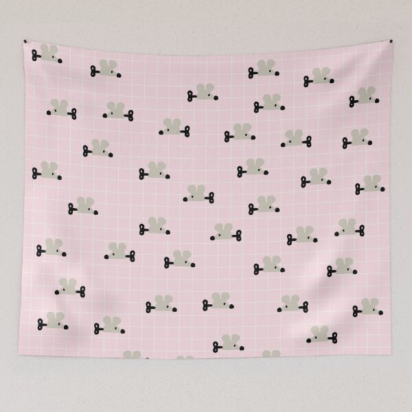 Item preview, Cute Toy Mouse for Cats on Pink Background designed and sold by kapotka.