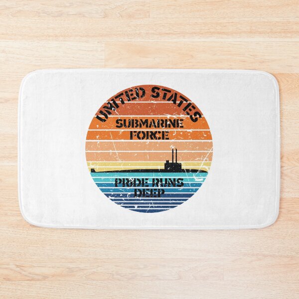 Item preview, Sunset US Sub Force Pride Runs Deep Distressed designed and sold by MadMando.