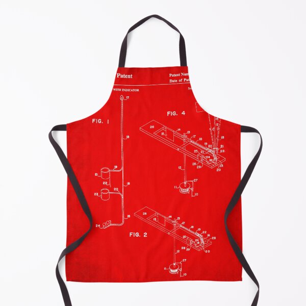 Item preview, Ice fishing tip-up with indicator light and flag 1991 patent red antique designed and sold by InkedArtPrints.