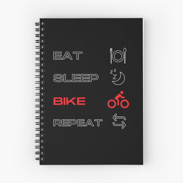 Item preview, Biking, MTB | Eat. Sleep. Bike. Repeat. (red) designed and sold by Cisco29.