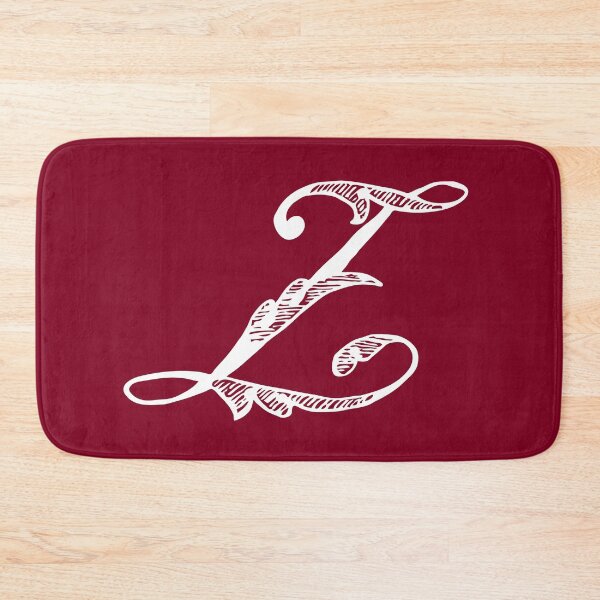 Item preview, Vintage Stylish White Burgundy Red Monogram Letter Z designed and sold by Vintage-TM.