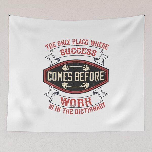 Item preview, The only place where success comes before work is in the dictionary designed and sold by Vanditdesigns.