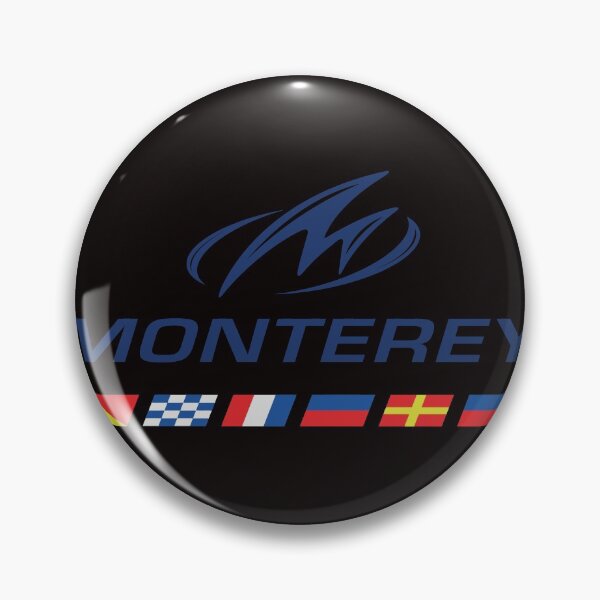 Item preview, Vintage Short Sleeve Monterey Boats Blue Logo designed and sold by ScatterbrainTee.