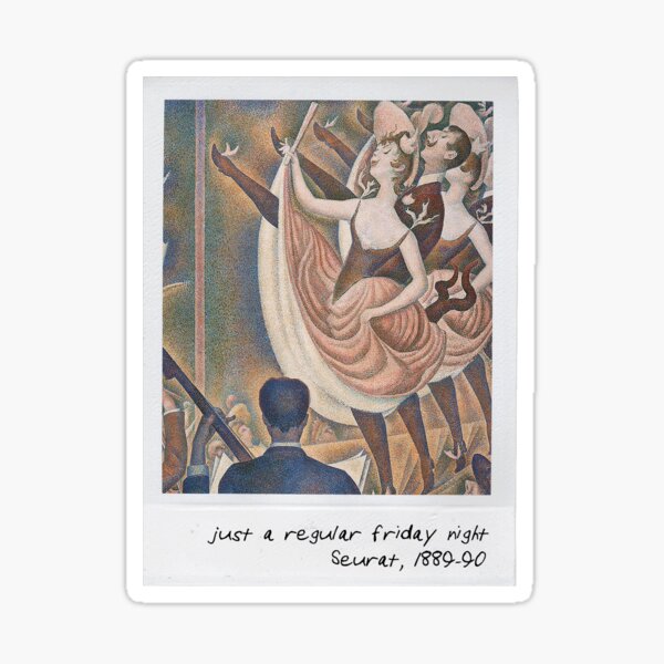 Vista previa del artículo con la obra «Seurat - viernes por la noche», diseñado y vendido por pripple.