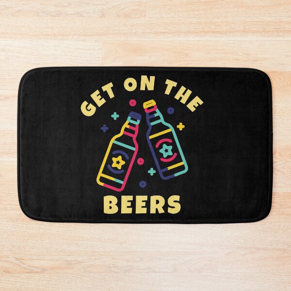 Item preview, Daniel Andrews GET ON THE BEERS Cheers Glasses Bright 80s designed and sold by a-little-ink.