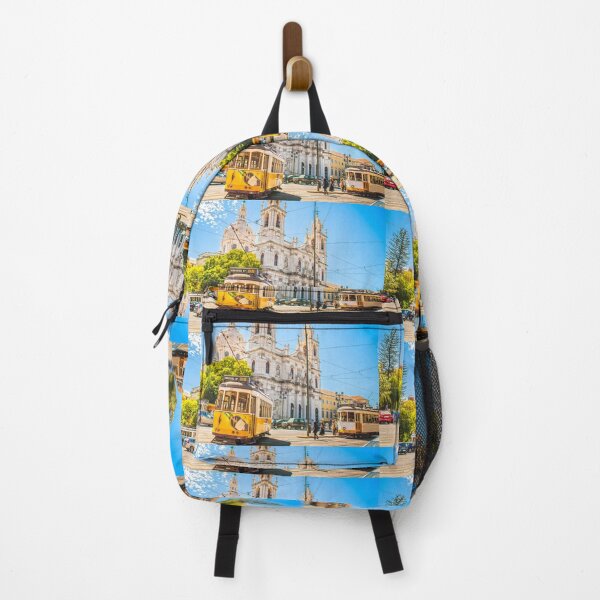 Item preview, Nostalgic Lisbon Tram on City Street Old Europe designed and sold by MindChirp.