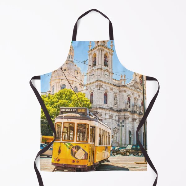 Item preview, Nostalgic Lisbon Tram on City Street Old Europe designed and sold by MindChirp.
