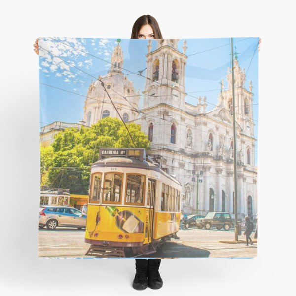 Item preview, Nostalgic Lisbon Tram on City Street Old Europe designed and sold by MindChirp.