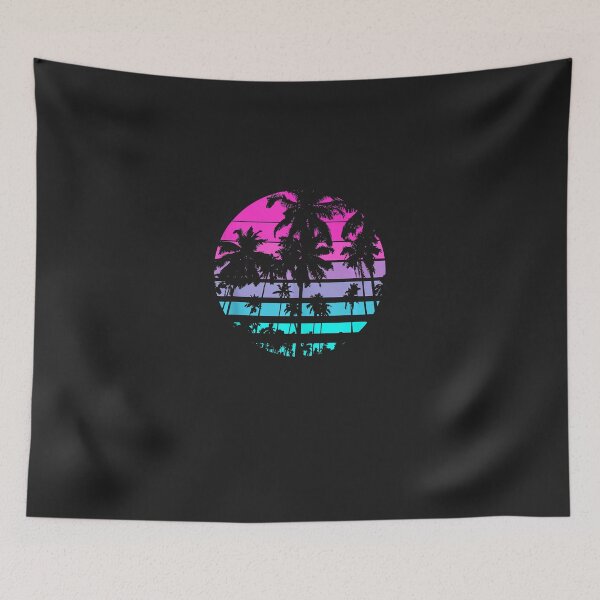 Artikelvorschau, Retro 80er 80er & 90er Beach Style Design mit Palmen Tank Top entworfen und verkauft von Latashiastore.