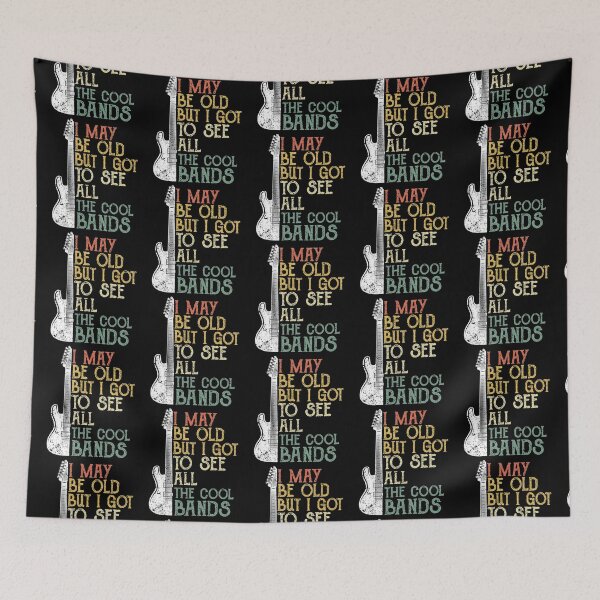 Item preview, I May Be Old But I Got To See All The Cool Bands Vintage Style designed and sold by meedTee.