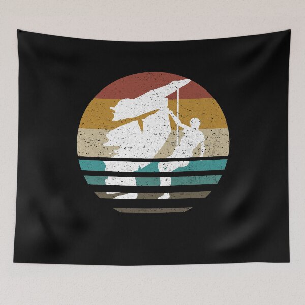 Item preview, Climbing Rock Bouldering Distressed Retro Rock Climbing Sun Graphic Gift For Men And Women designed and sold by Akmloza.