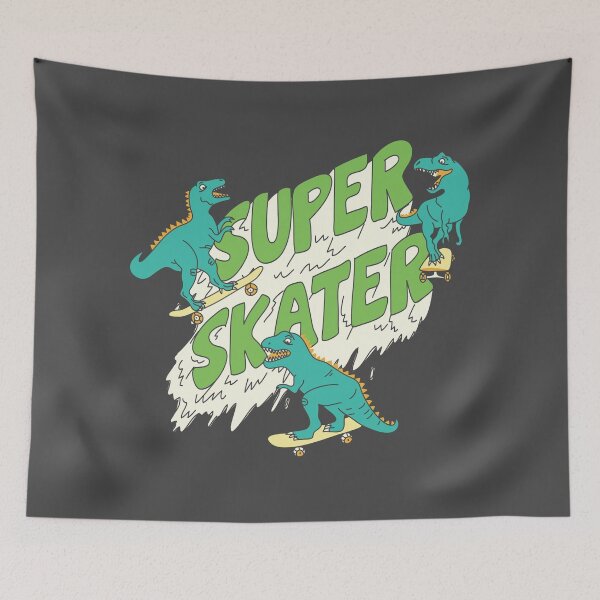 Item preview, Super Dino Skater designed and sold by wazoosi.