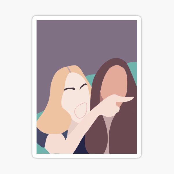Woman Yelling at Cat Meme Pt. 2 Sticker