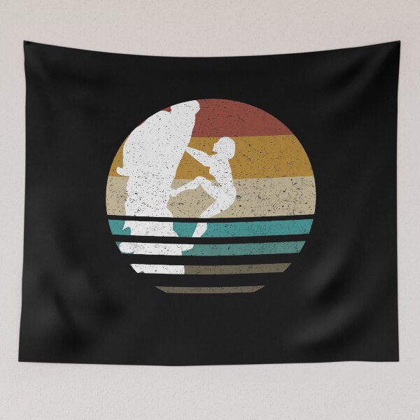 Item preview, Climbing Rock Bouldering Distressed Retro Rock Climbing Sun Graphic Gift For Men And Women designed and sold by Akmloza.