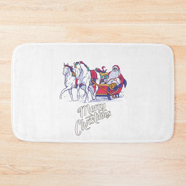 Item preview, SANTA CLAUS RIDING UNICORN, MERRY CHRISTMAS designed and sold by Delicious Design ⭐⭐⭐⭐⭐.