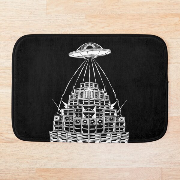 DMT Alien UFO Sound System Bath Mat