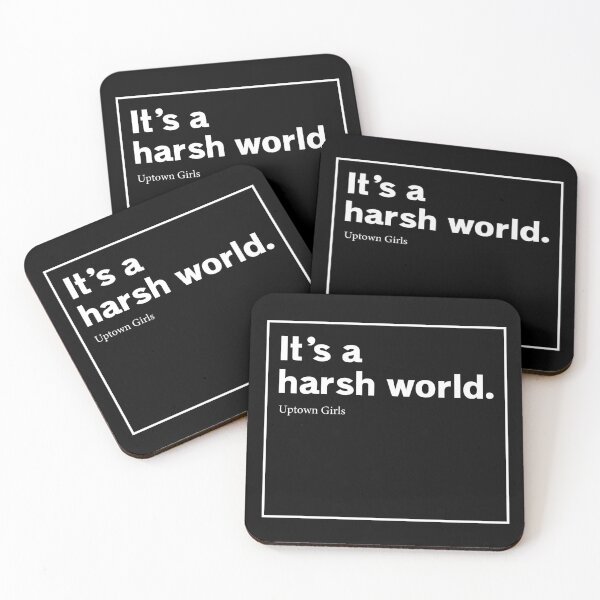 Item preview, it's a harsh world meme designed and sold by SerenaMinimal.